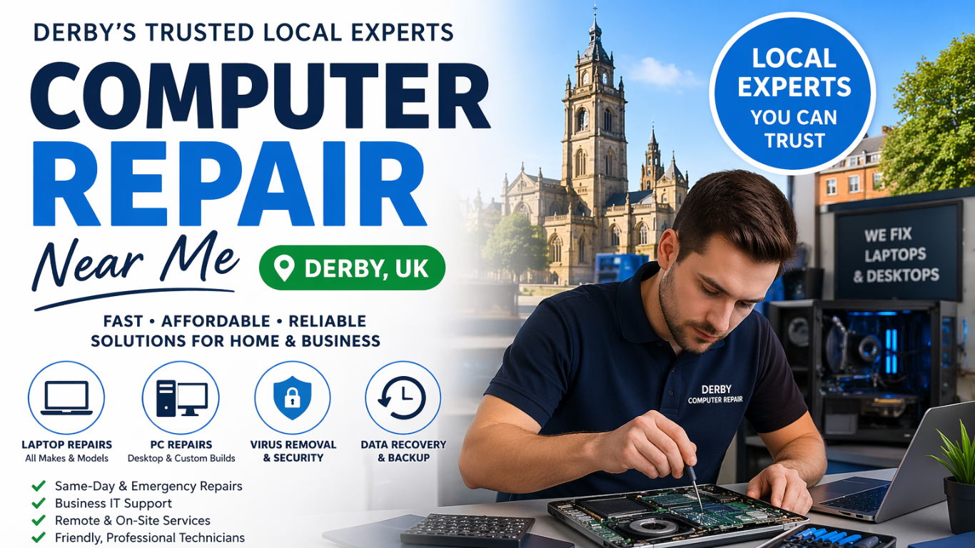 Computer Repair Near Me in Derby