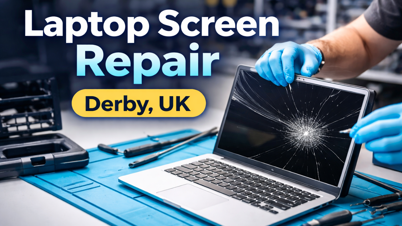 Laptop Screen Repair in Derby, UK