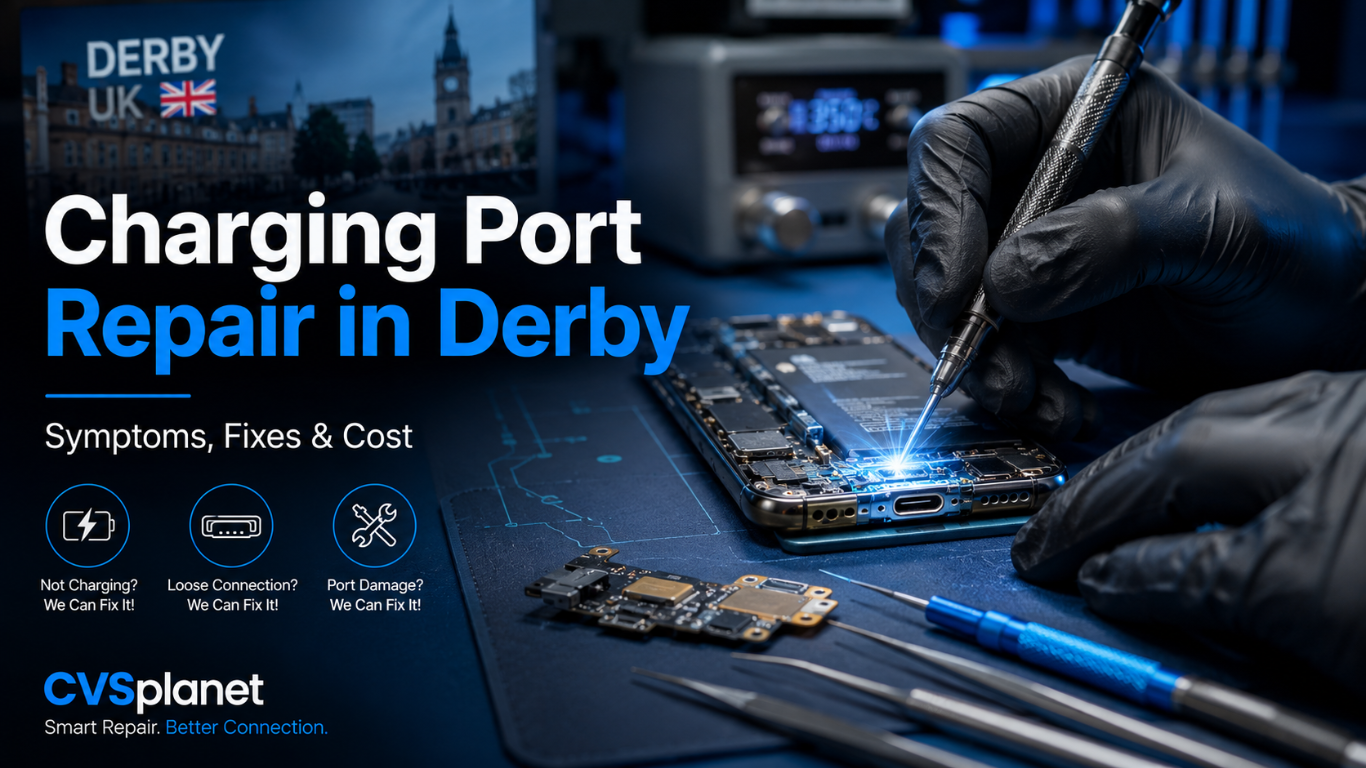 Charging Port Repair in Derby