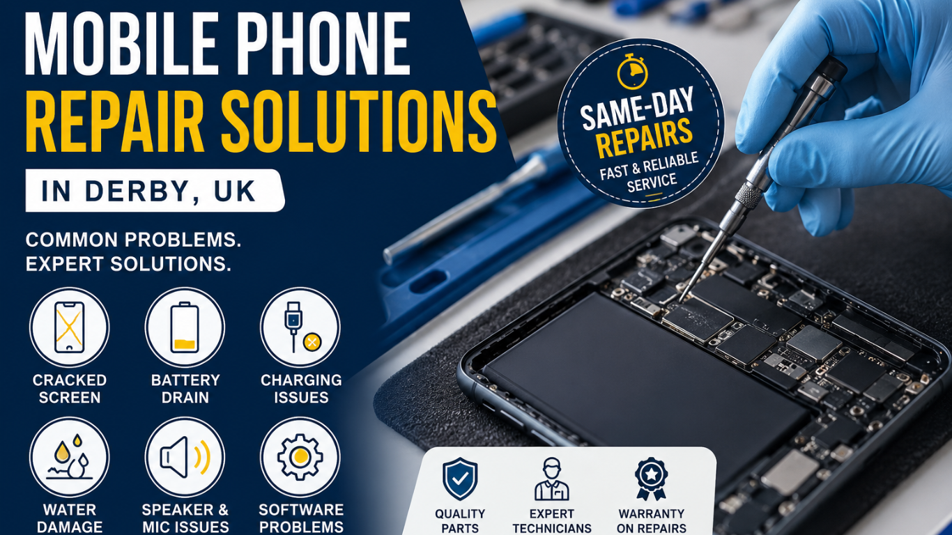 Common Mobile Phone Problems & Repair Solutions in Derby