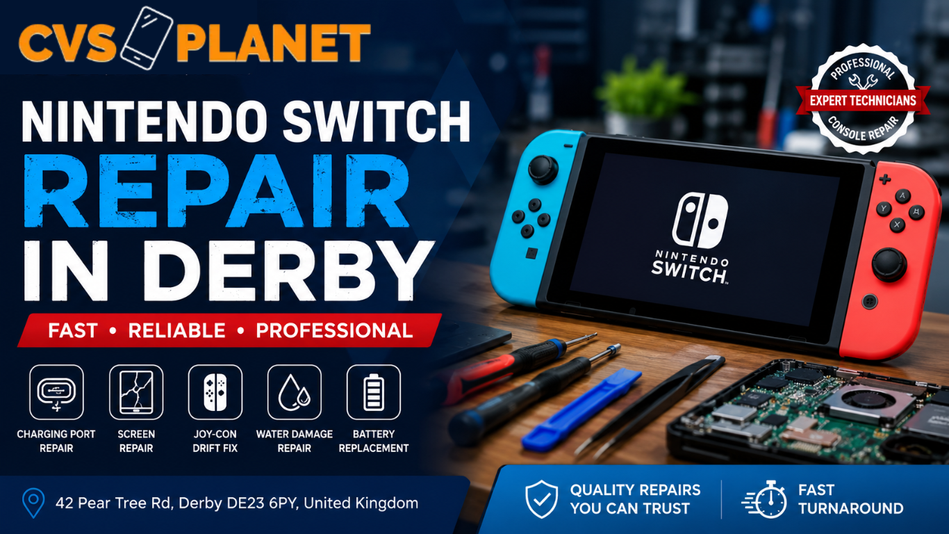 Nintendo Switch Repair in Derby