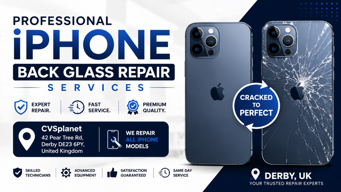 Professional iPhone Back Glass Repair Services in Derby