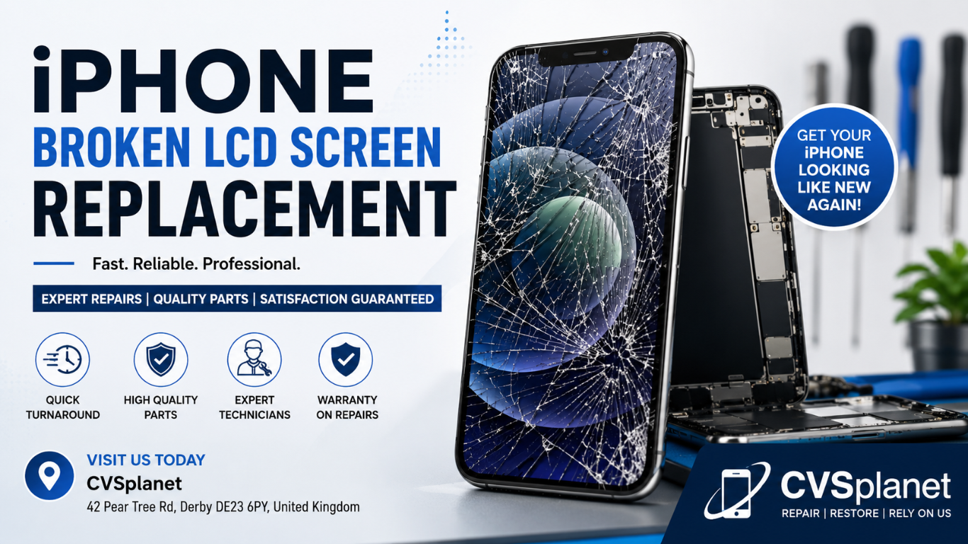 iPhone Broken LCD Screen Replacement