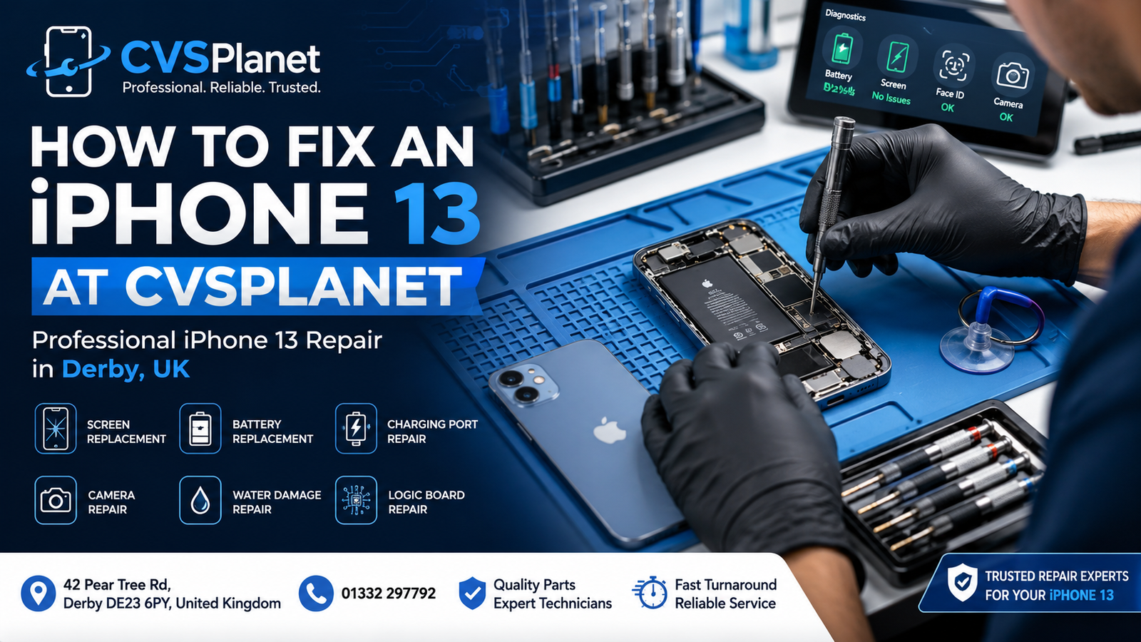 How To Fix an iPhone 13 at CVSPlanet