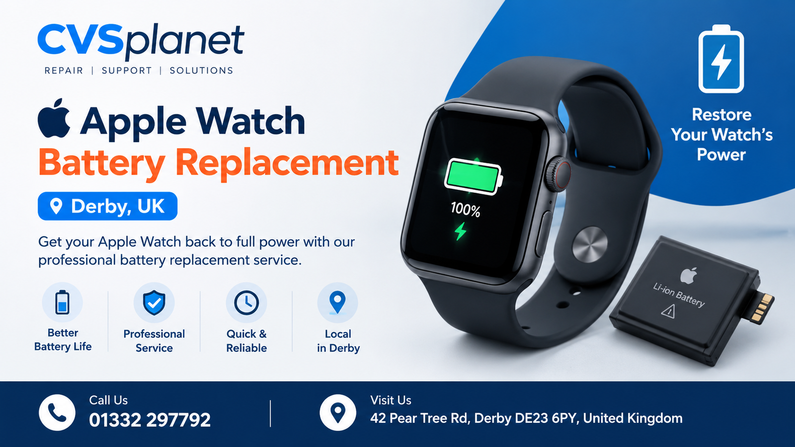 Apple Watch Battery Replacement
